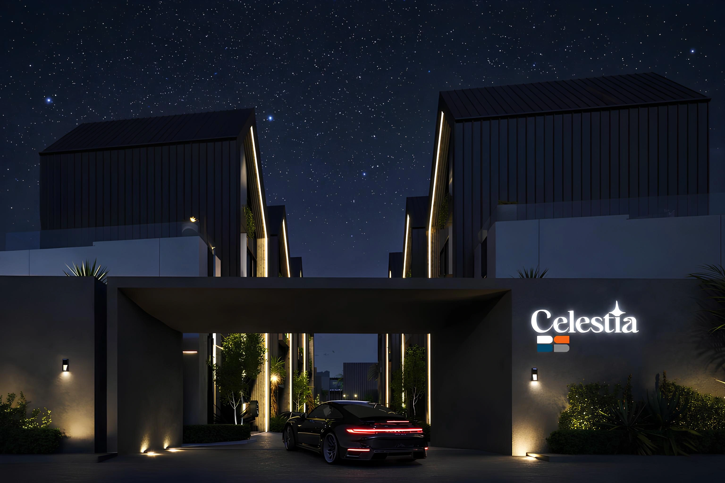 Celestia townhouse exterior