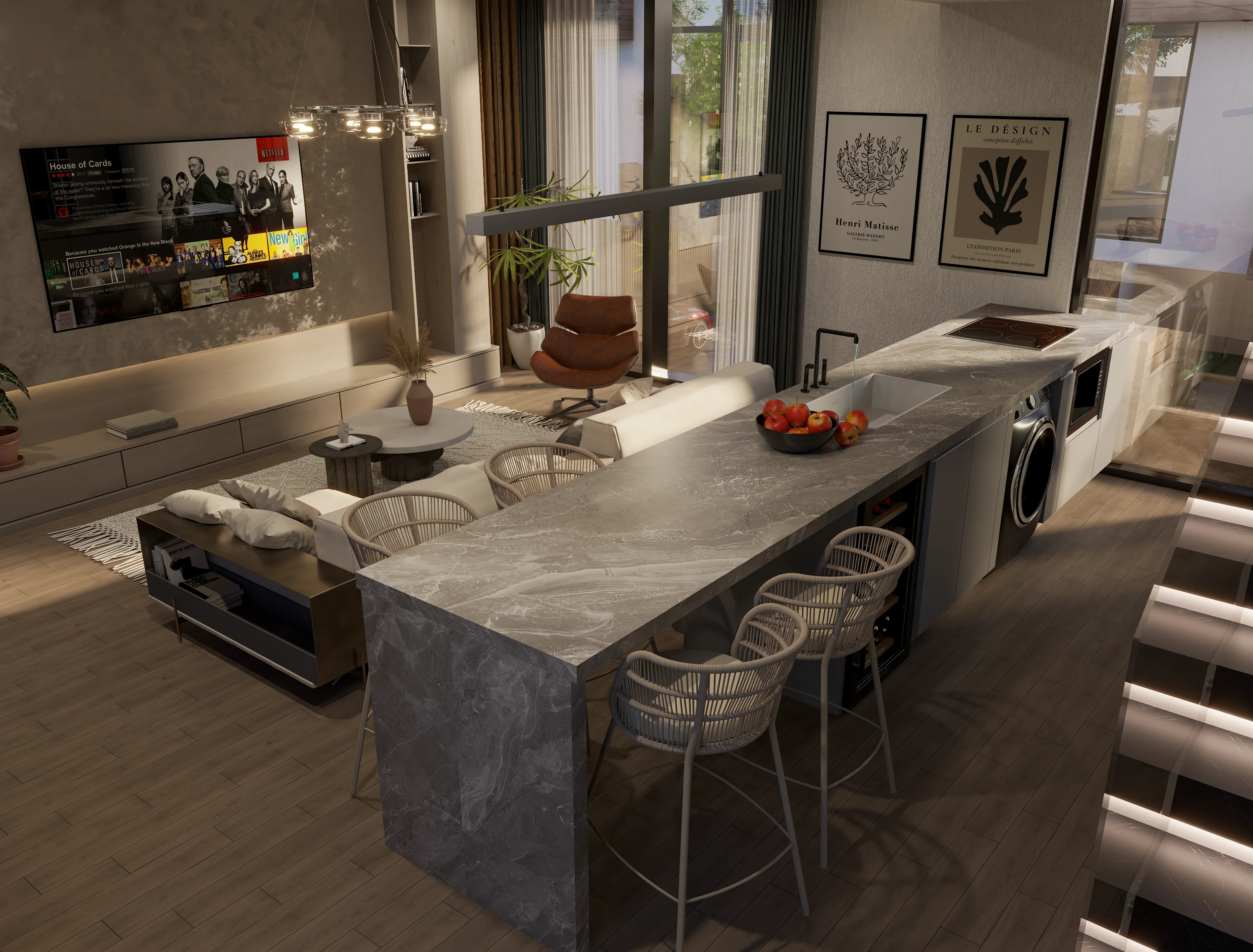 Celestia living area interior