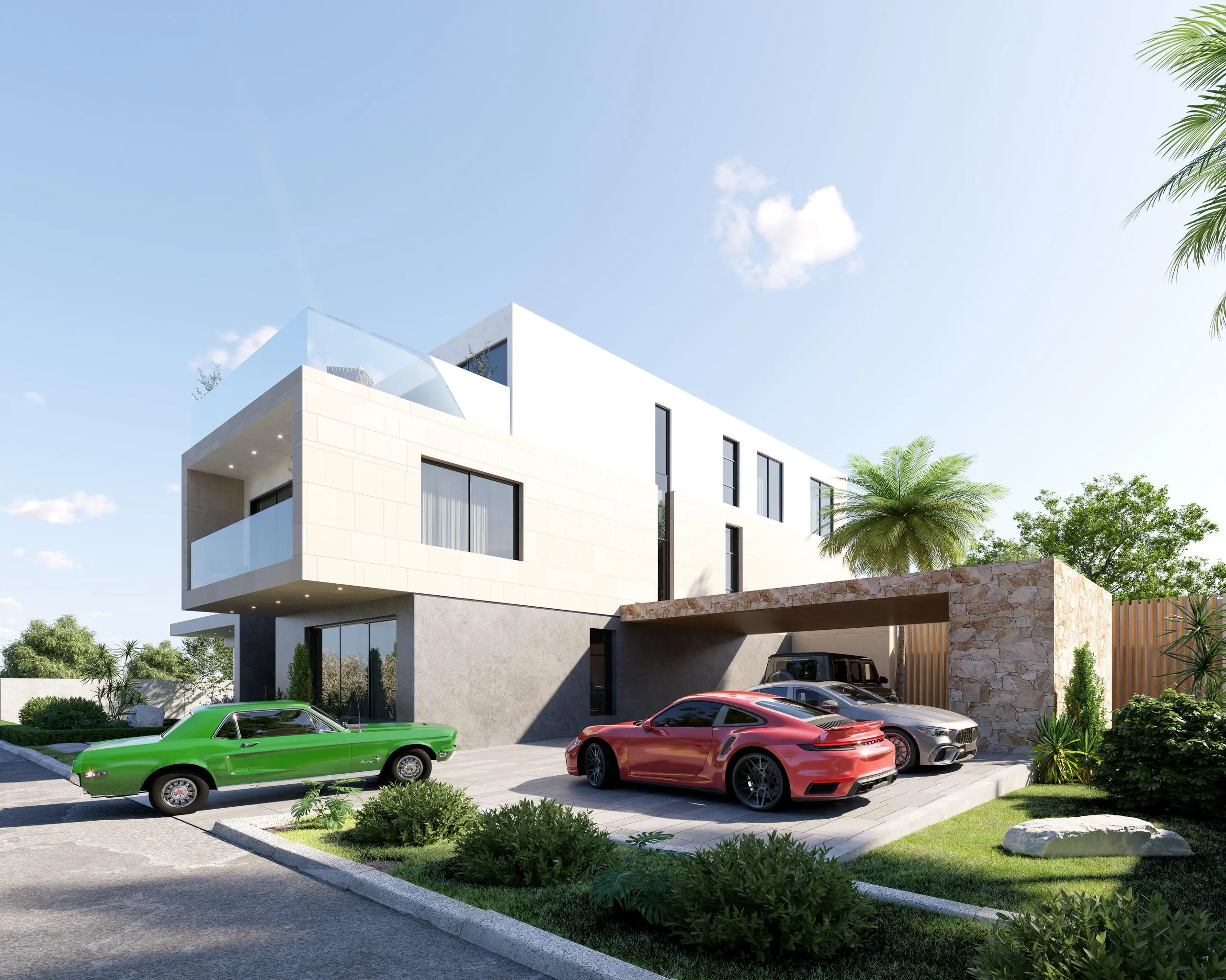 East Legon Trio townhouses